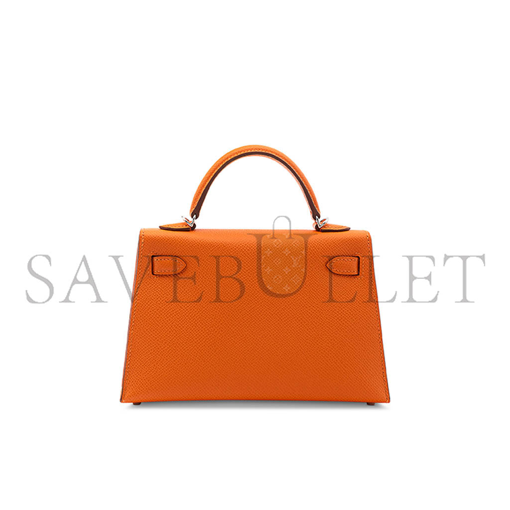 H**mes master mini kelly ii with palladium hardware (19*12*5.5cm)